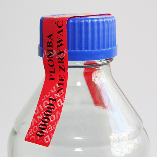butelka szklana na próbki paliwa