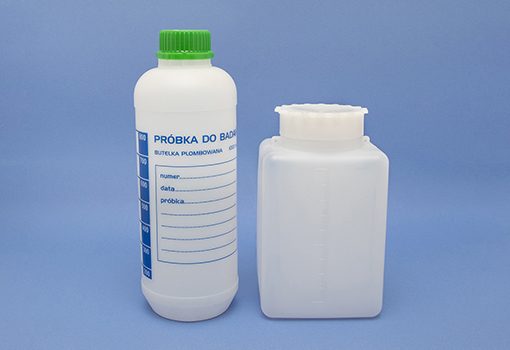 Butelki PE plastikowe do próbek paliwa